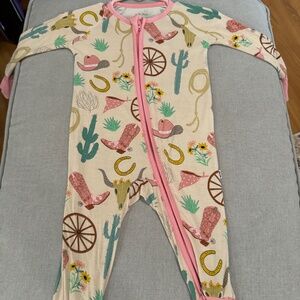 Girl Rodeo Little Sleepies Zippy 3-6mo